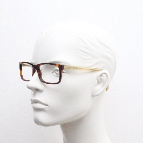 Hugo Boss rectangular glasses. Mottled brown acetate optical frames with transparent arms. Prescription eyeglasses. RX Spectacles