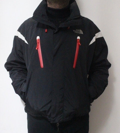North Face zipper 4 pocket hoody Stavros jacket. Waist length black Hyvent Summit Series with mesh lining. Size S. Clearance item. RRP 350