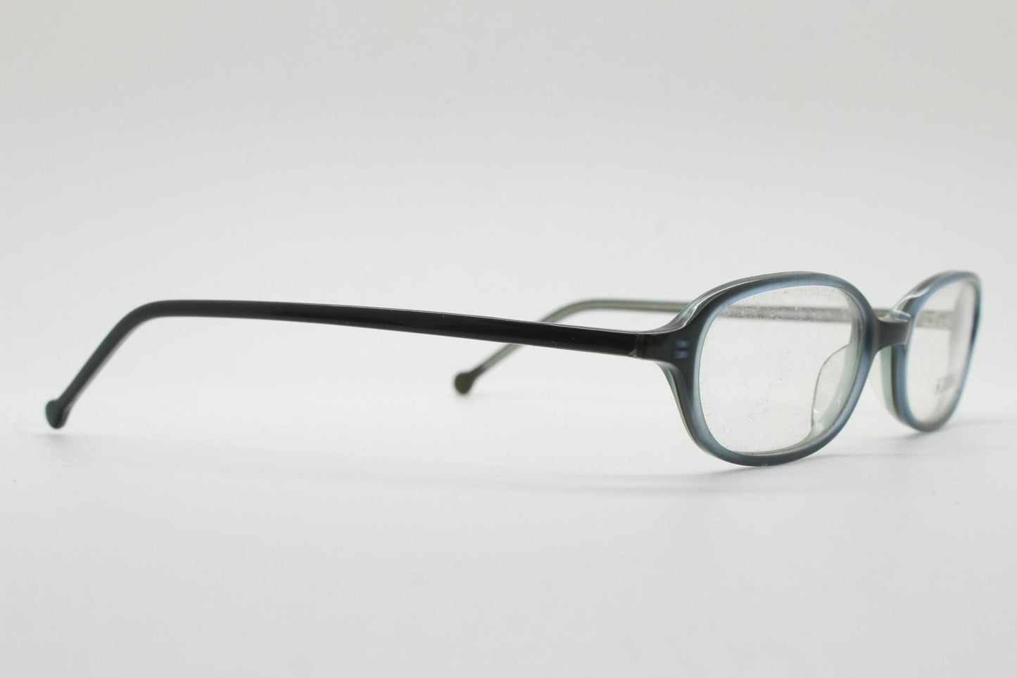 Kookai 90s vintage oval eye glasses. Small slim grey acetate optical frames. Womens prescription. Minimal RX spectacles. BNWT. NOS