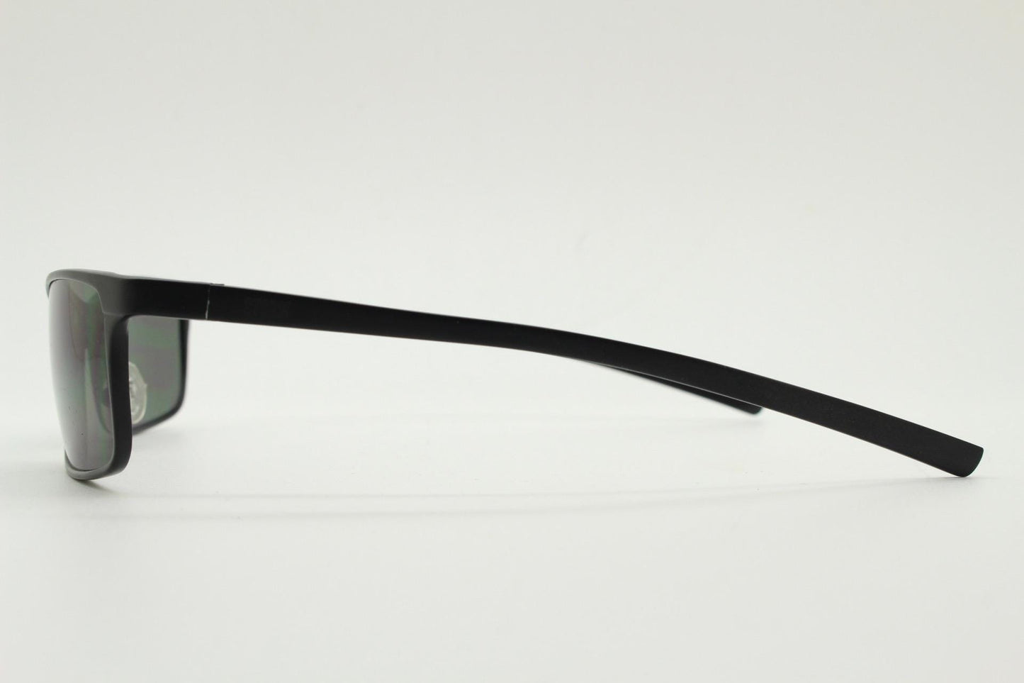 90s vintage sharp rectangular sunglasses by Storm. Minimal matt finish low profile flat top with straightened arms. 60s design. NOS