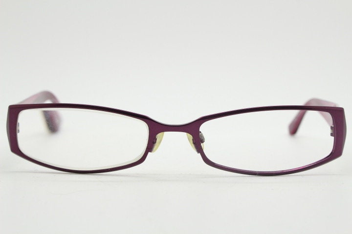 Tommy Hilfiger 90s vintage glasses model 3214A. Pink and red tone acetate / metallic optical frame. Prescription eyeglasses. RX spectacles