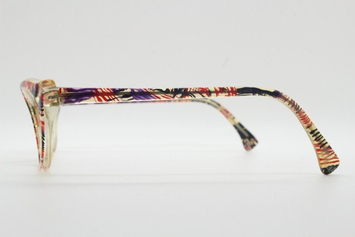 Alain Mikli Paris cat eye glasses made in France. Radical redefinition of the cateye optical frame. Womens prescription eyeglasses. RX