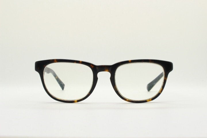Warby Parker rectangular eye glasses. Tortoise gloss acetate optical frames with keyhole bridge. Prescription eyeglasses. RX spectacles