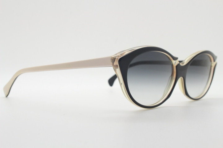 Alain Mikli Paris cat eye glasses made in France. Radical redefinition of the cateye optical frame. Womens prescription eyeglasses. RX