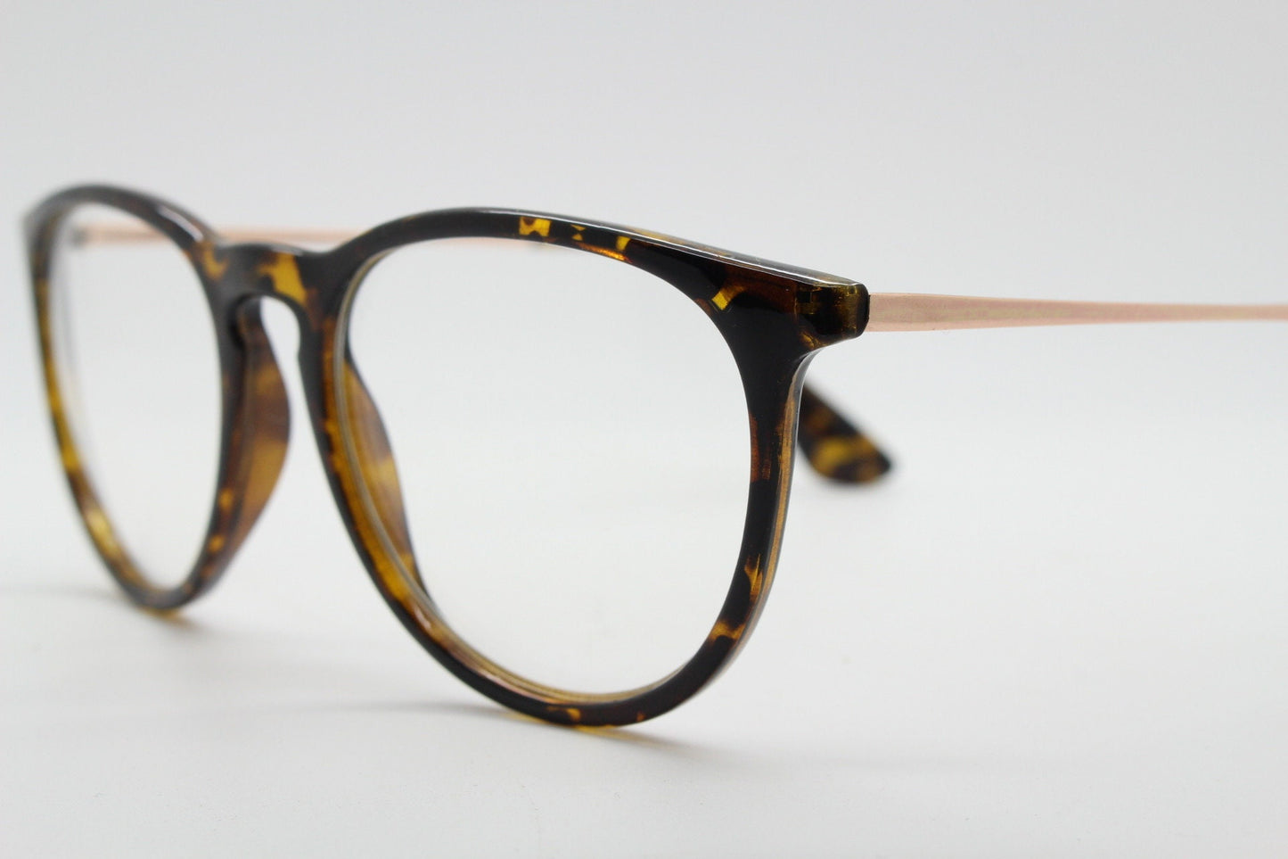 90s vintage refined wayfarer design eye glasses. Slim tortoise optical frames. Prescription eyeglasses. RX spectacles. NOS