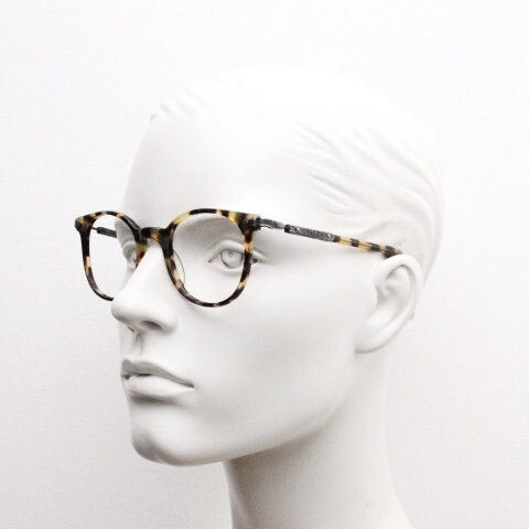 Sting 90s vintage round eye glasses made in Italy. Honey tortoise acetate optical frames. 40s retro design. Prescription eyeglasses. RX