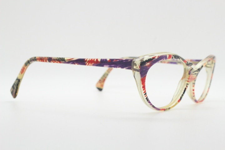 Alain Mikli Paris cat eye glasses made in France. Radical redefinition of the cateye optical frame. Womens prescription eyeglasses. RX