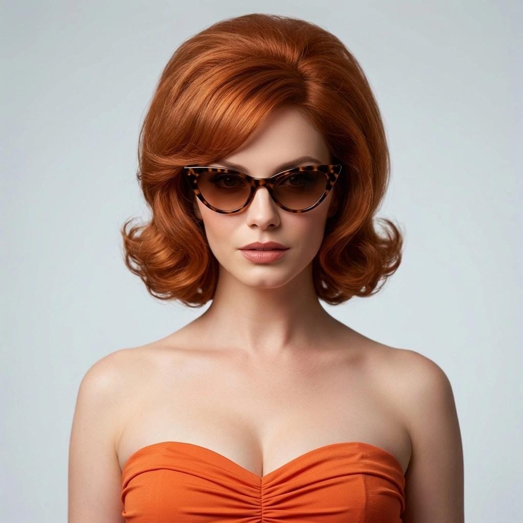 90s vintage pointed cat eye sunglasses. Tortoise slender frame with graduating brown lenses. Womens 50s design rockabilly, pin up