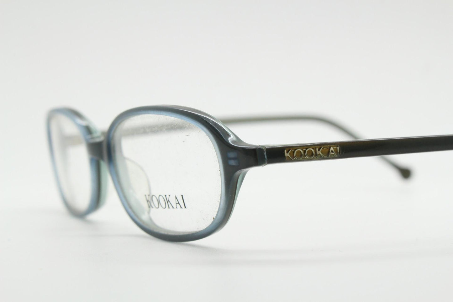 Kookai 90s vintage oval eye glasses. Small slim grey acetate optical frames. Womens prescription. Minimal RX spectacles. BNWT. NOS