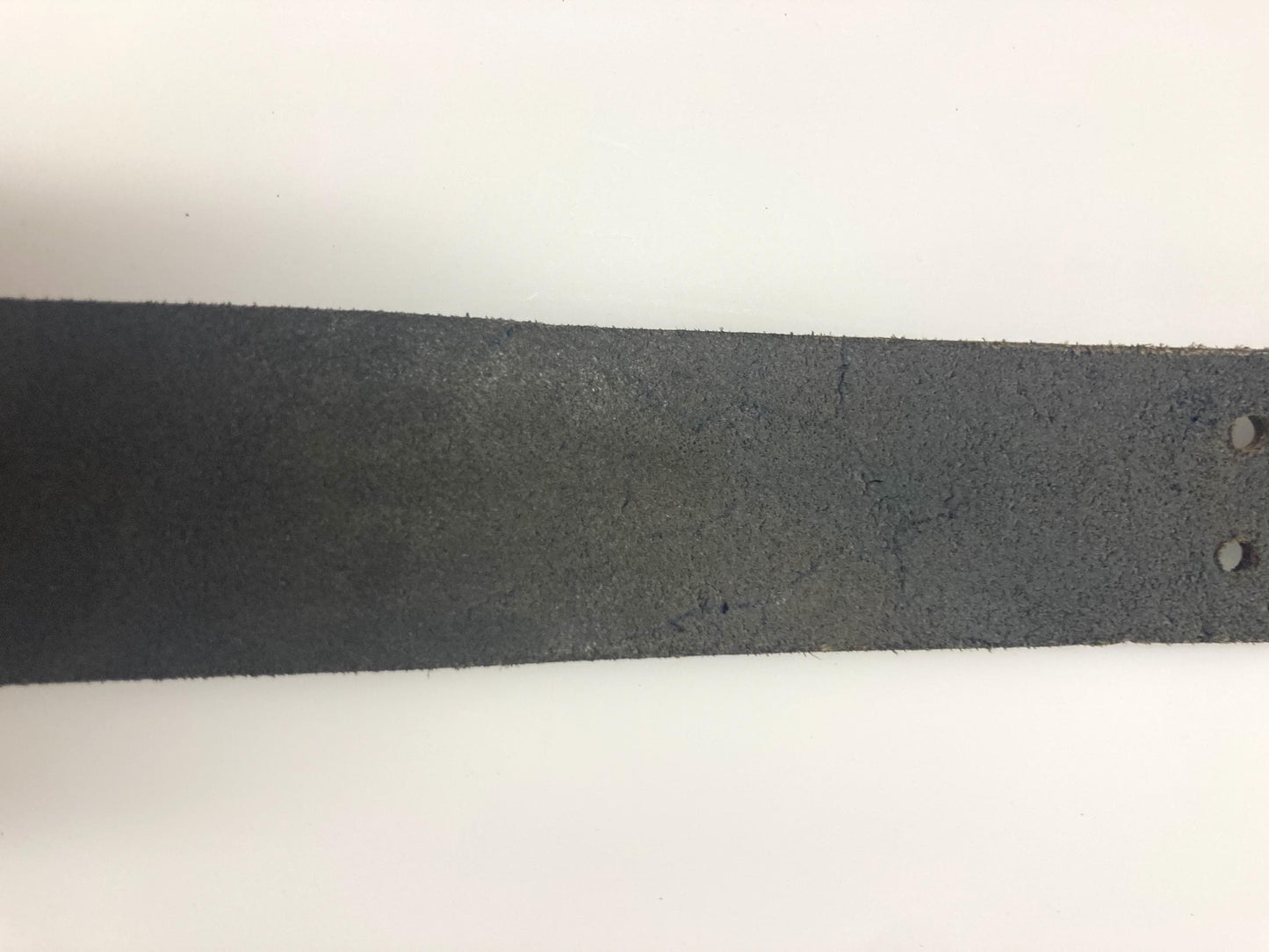 90s vintage heavy duty black genuine leather belt with distressed steel buckle by Mexx. Full grain original finish cowhide. NOS