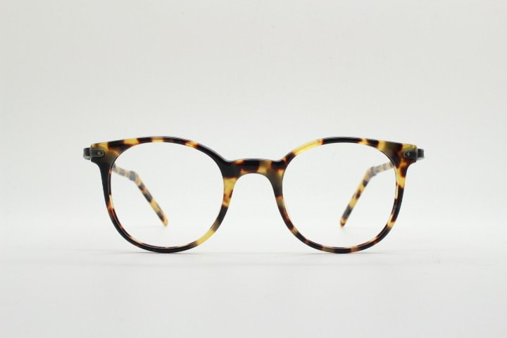 Sting 90s vintage round eye glasses made in Italy. Honey tortoise acetate optical frames. 40s retro design. Prescription eyeglasses. RX