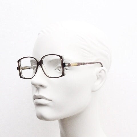 Cazal 80s vintage eye glasses made in West Germany. Square optical frames with futuristic 3d print appearance. Prescription eyeglasses. RX