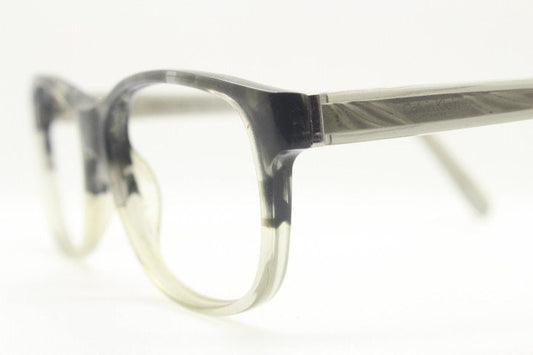 Calvin Klein collection rectangular eye glasses. Marbled grey crystal ombre acetate optical frames. Prescription eyeglasses. RX spectacles