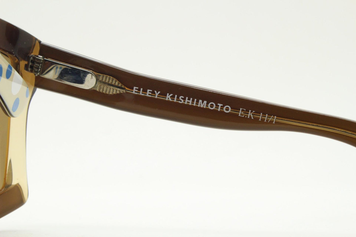 Eley Kishimoto oversized sunglasses by Linda Farrow. Outrageous polka dot layered acetate design. Luxe Gallery Projects. Vintage. NOS