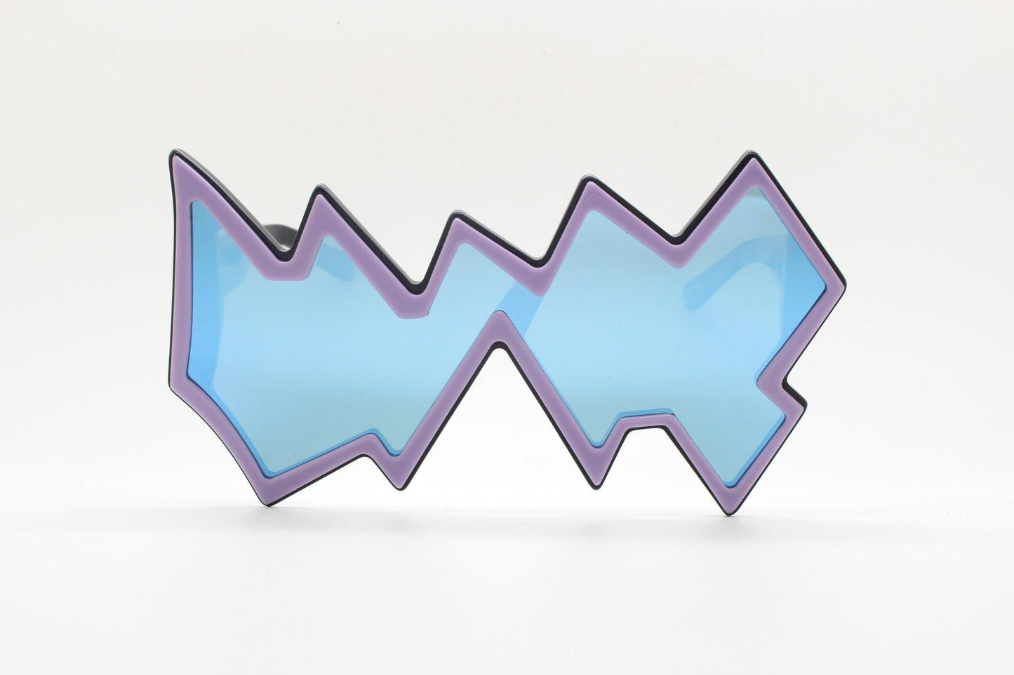 Linda Farrow zig zag sunglasses by Sibling. True original fantasy design that caused a thousand copies. Luxe Gallery Projects. Vintage. NOS