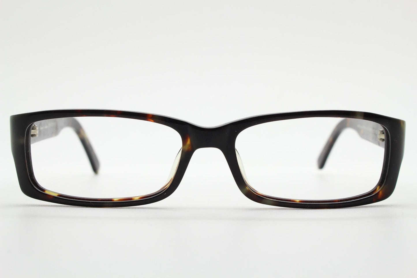 Wagner Keuhner rectangular low profile eye glasses made in Germany. Thick dark tortoise acetate optical frames. Prescription RX. Vintage NOS