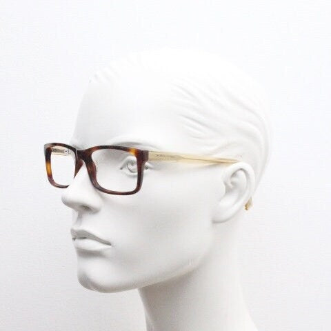 Hugo Boss rectangular glasses. Mottled brown acetate optical frames with transparent arms. Prescription eyeglasses. RX Spectacles