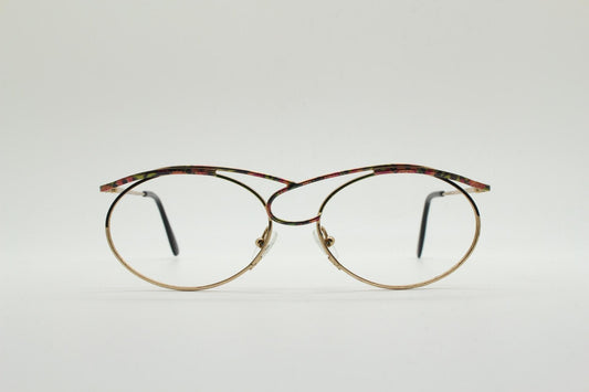 Casanova 80s vintage eye glasses made in Italy. Museum standard design classic optical frames. Prescription eyeglasses. RX spectacles