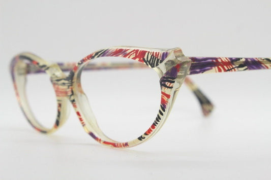 Alain Mikli Paris cat eye glasses made in France. Radical redefinition of the cateye optical frame. Womens prescription eyeglasses. RX