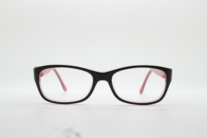 Oscar de la Renta vintage diamante eye glasses. Leopard print layered acetate optical frames. Womens prescription RX eyeglasses. Rhinestone