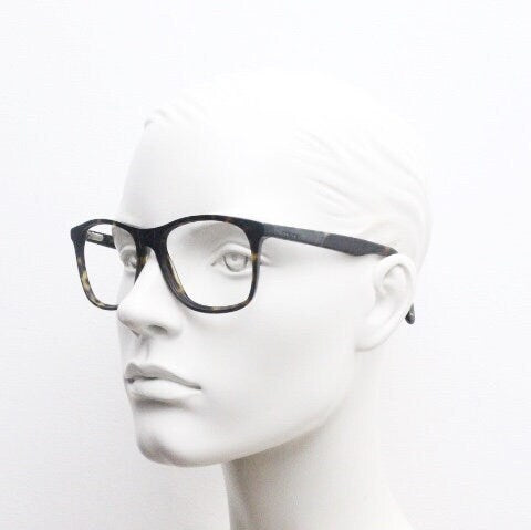 Diesel wayfarer design eye glasses. Dark tortoise matt and gloss finish acetate optical frames. Prescription Vintage RX Spectacles
