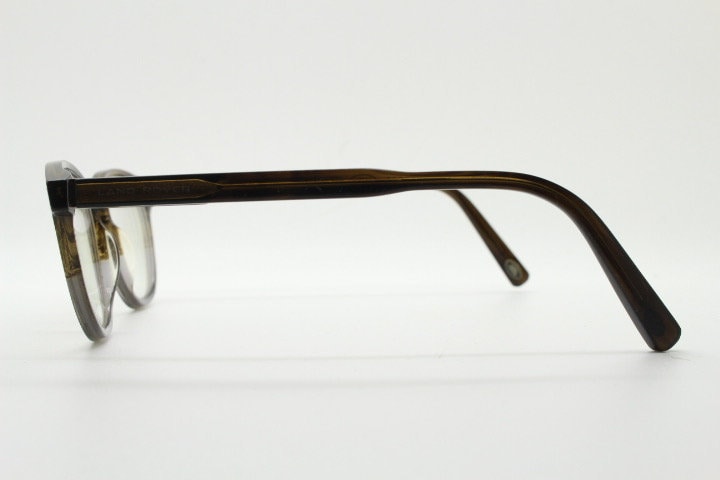 Land Rover vintage round 40s design eye glasses.Mottled brown and grey acetate optical frame with keyhole bridge. Prescription RX