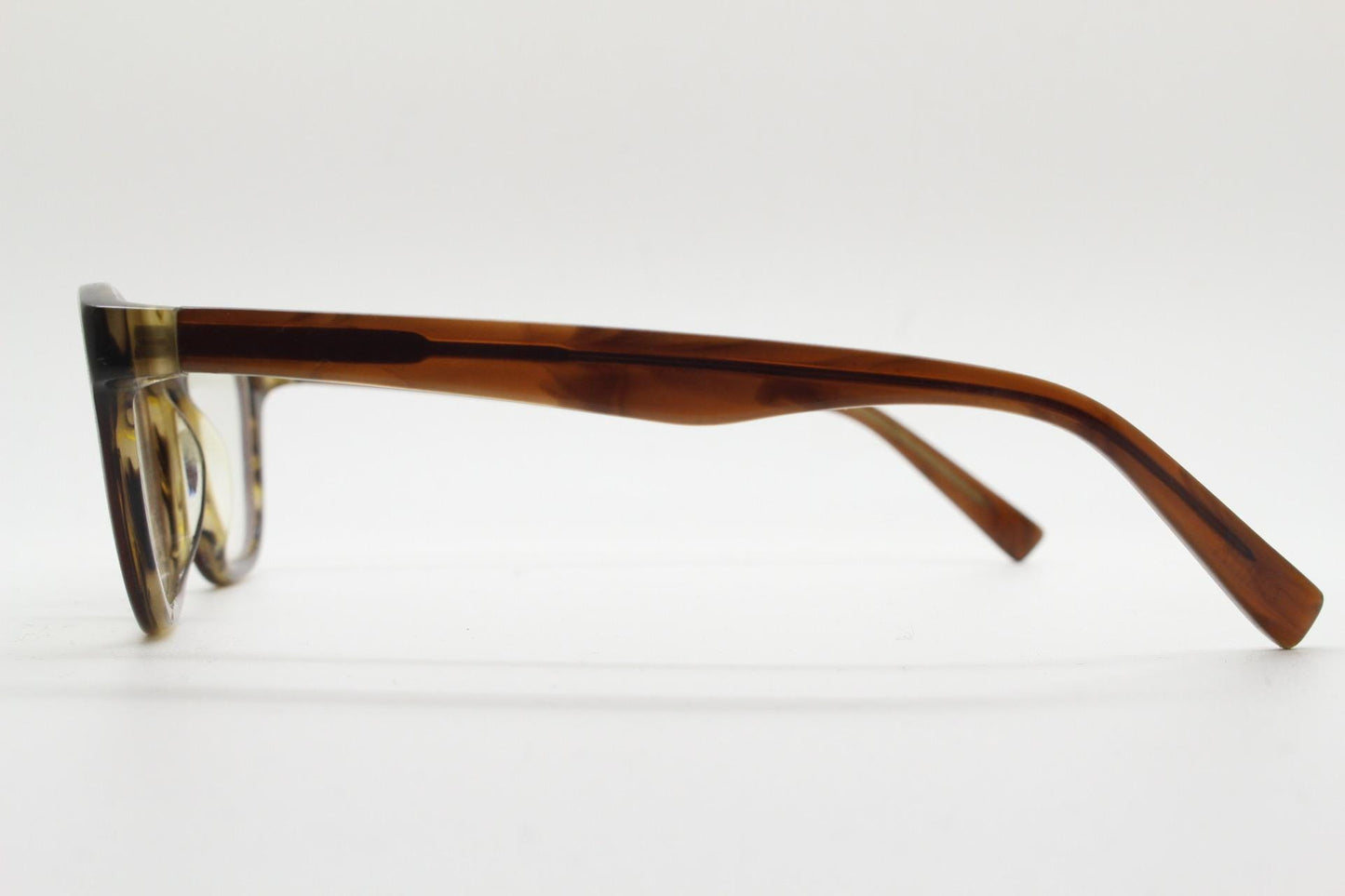 Dharma eyewear modified wayfarer design eye glasses. Quality tortoise gloss acetate optical frames. Prescription eyeglasses. RX spectacles