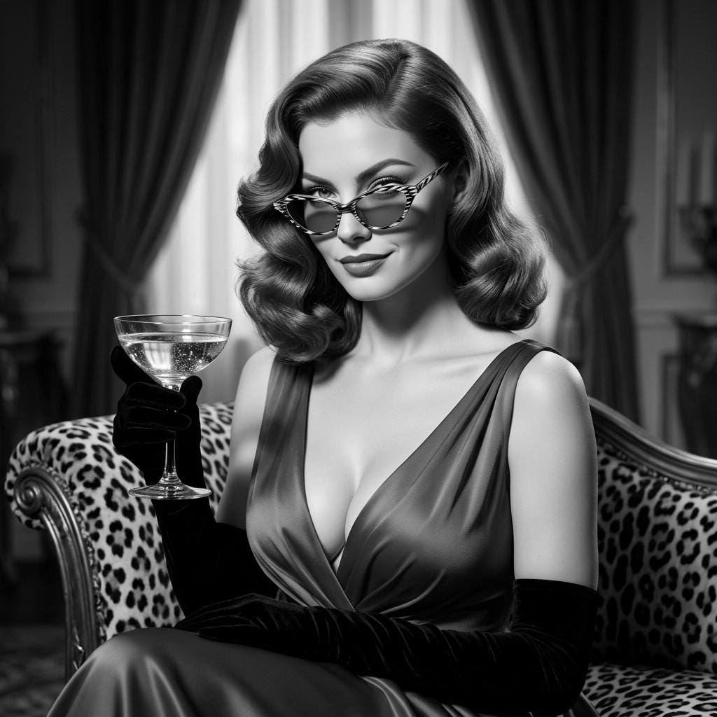 50s vintage cat eye sunglasses. Womens dynamic black and white angular cateye frame with zig zag pattern. 40s. Bad girl pinup. Rockabilly