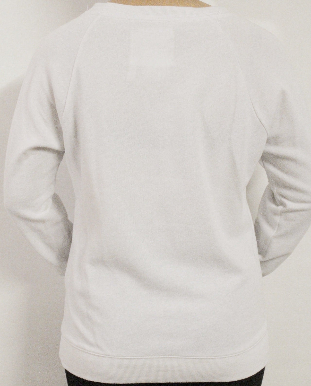 Victorias Secret white sweatshirt. "New York Rocks" print on long sleeve round neck sweater. Womens crew neck pullover