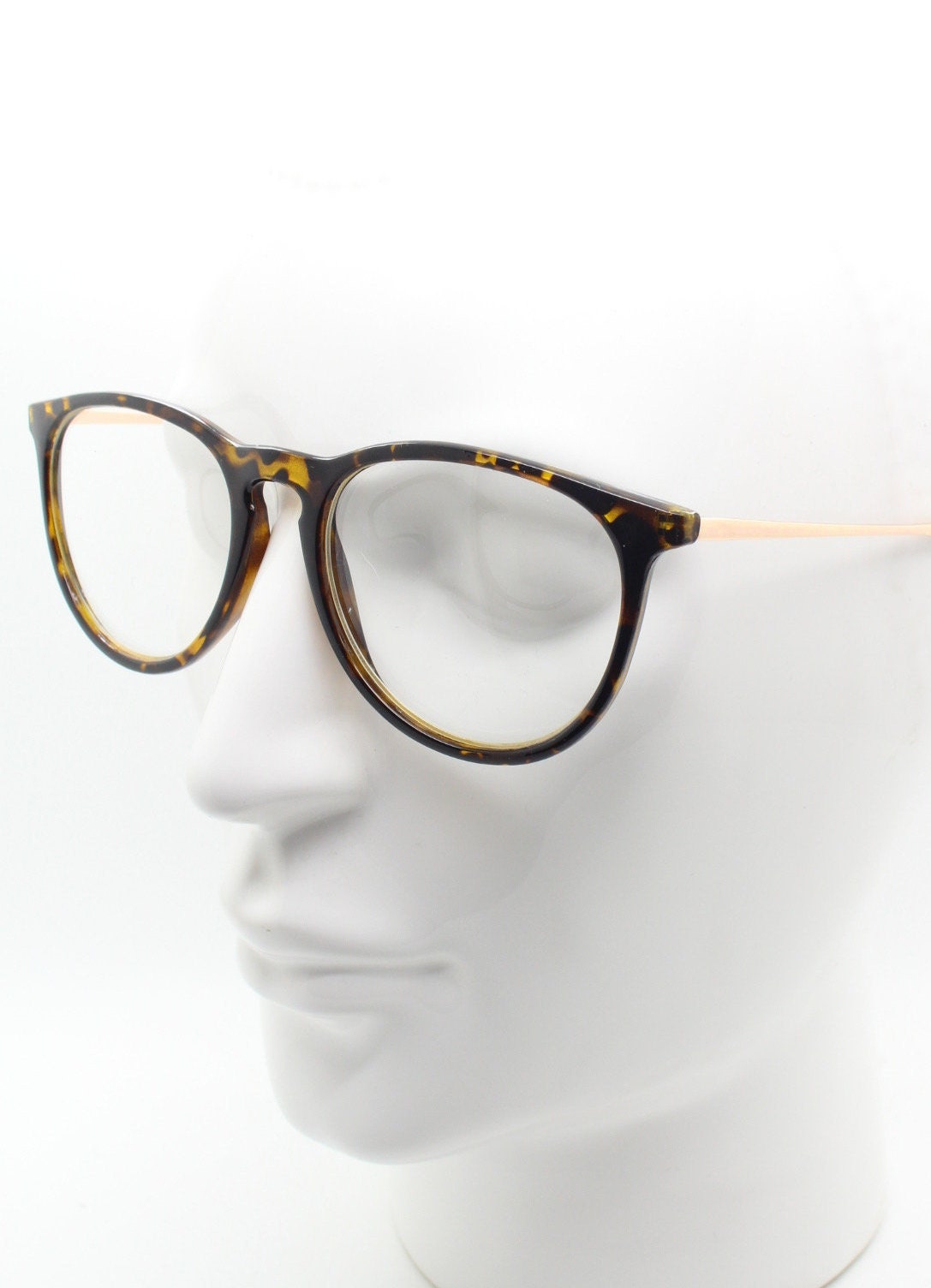 90s vintage refined wayfarer design eye glasses. Slim tortoise optical frames. Prescription eyeglasses. RX spectacles. NOS