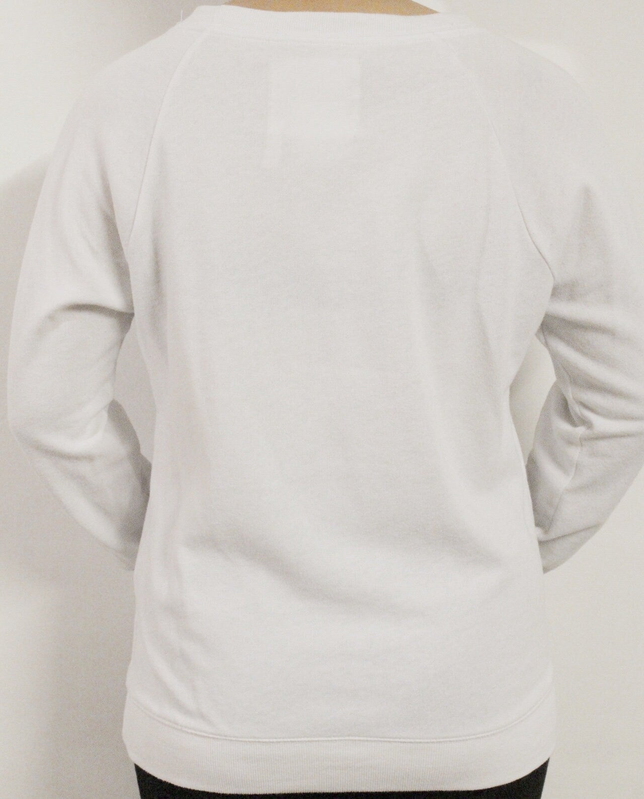 Victorias Secret white sweatshirt. "New York Rocks" print on long sleeve round neck sweater. Womens crew neck pullover