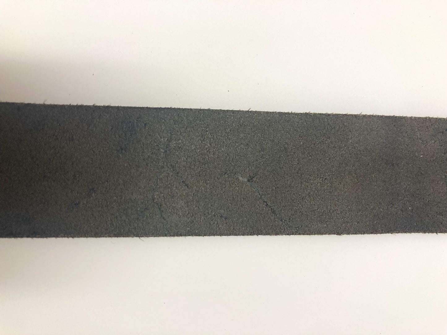 90s vintage heavy duty black genuine leather belt with distressed steel buckle by Mexx. Full grain original finish cowhide. NOS