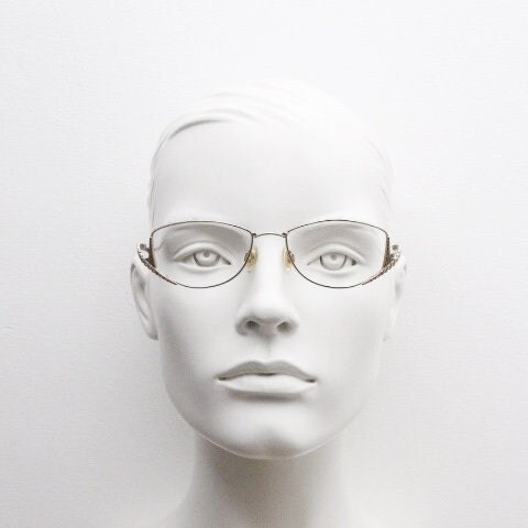 Cazal 90s vintage eye glasses. Innovative upside down design optical frames with arm holes and check pattern. Prescription eyeglasses. RX