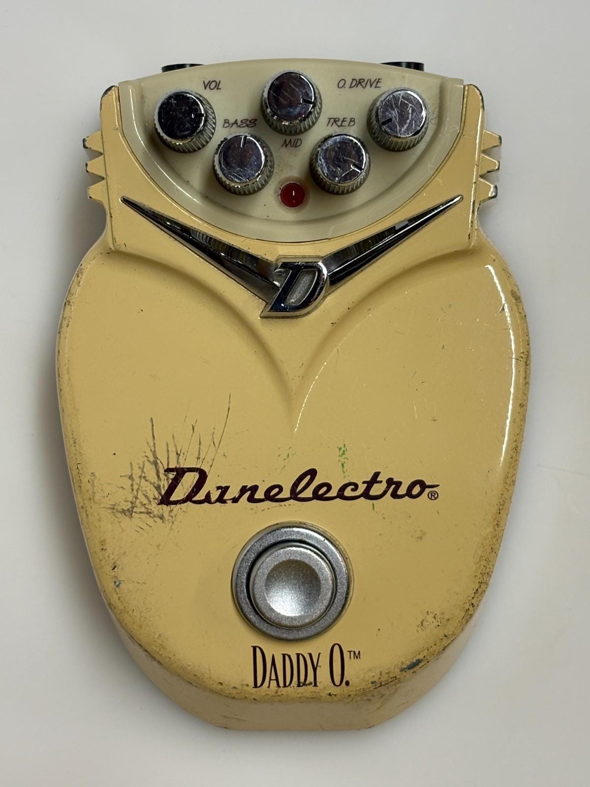Danelectro Daddy O Electric Guitar Pedal. Vintage 1996 overdrive distortion. Overwhelming monstrous sound with numerous effect combinations