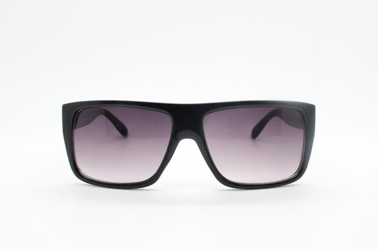 Y2K vintage rectangular sunglasses. Sharp edge flat top design with gradient lenses. Unused NOS