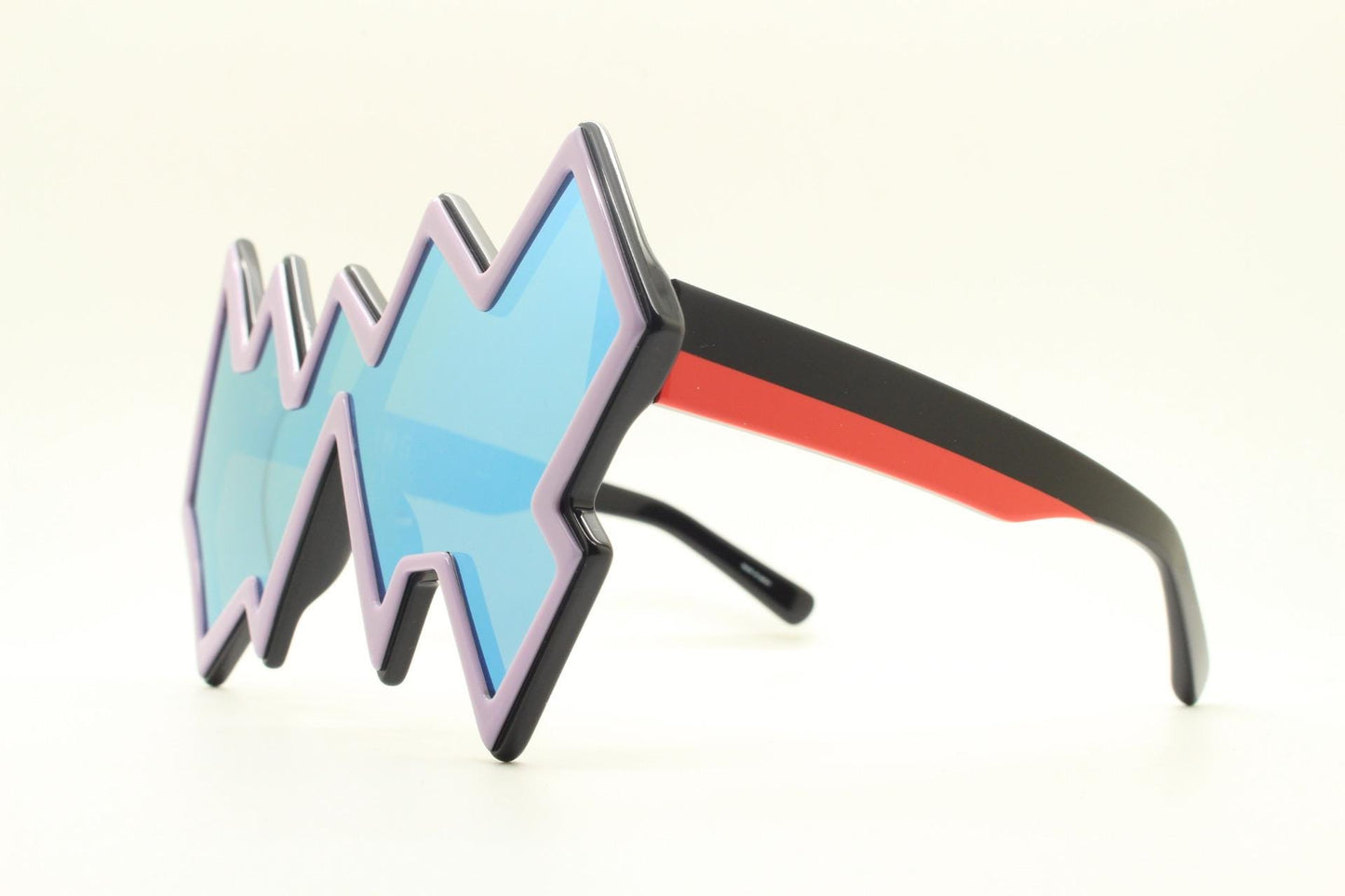 Linda Farrow zig zag sunglasses by Sibling. True original fantasy design that caused a thousand copies. Luxe Gallery Projects. Vintage. NOS