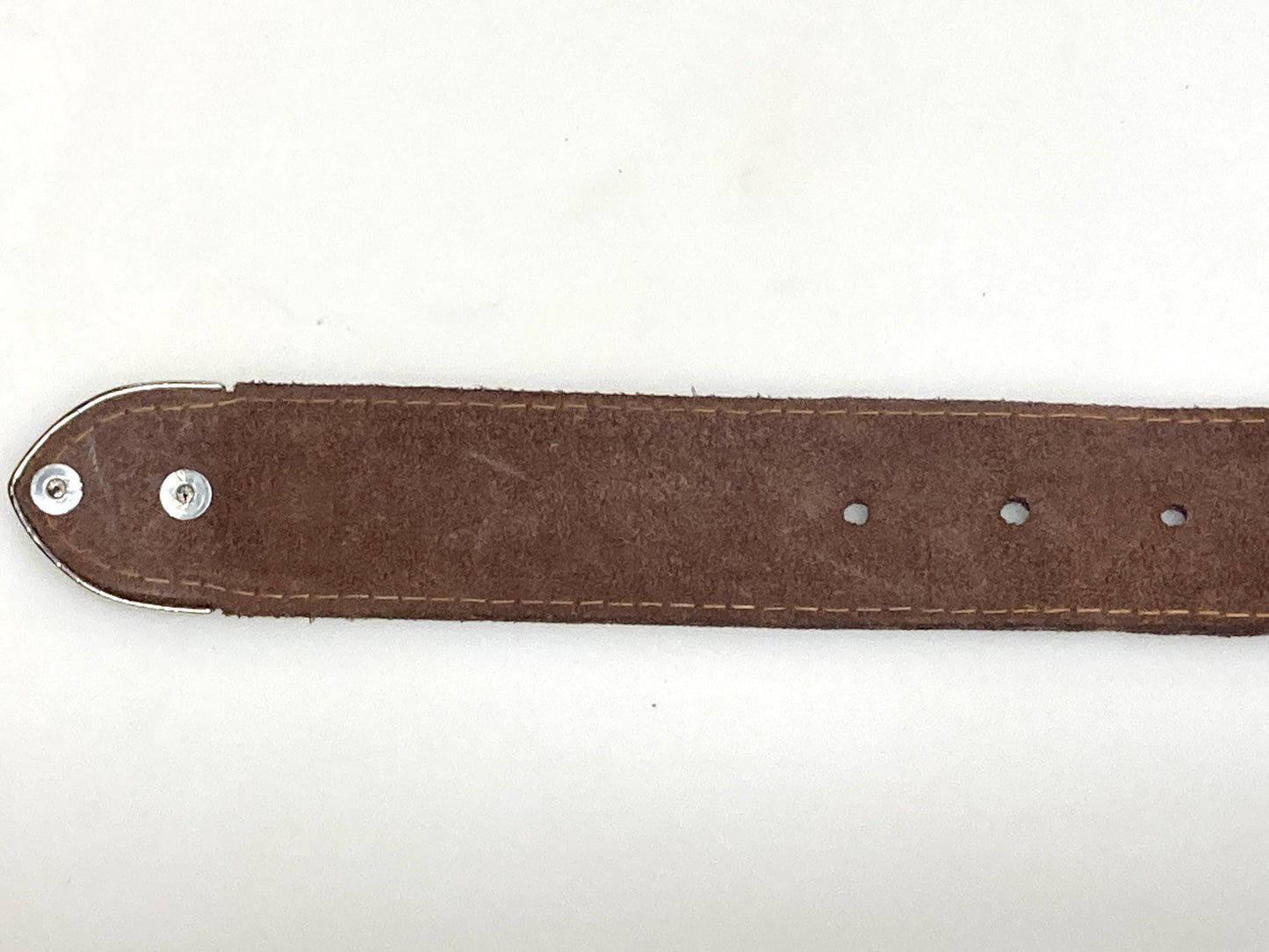 Adidas 90s vintage thick brown genuine leather belt for jeans with solid buckle. Suede finish with cool stamped logo's. High grade cowhide