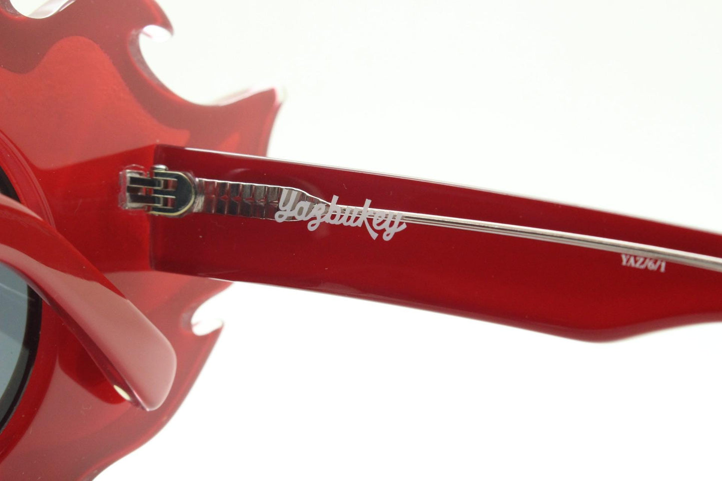 Yaz bukey fantasy fireball sunglasses made in Japan by Linda Farrow. Stupendous collectors grail not to be missed. Vintage. NOS full set