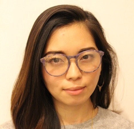 Collezione Azzurro vintage round eye glasses from Italy. Authentic 80s purple marbled acetate optical frame. Prescription RX eyeglasses