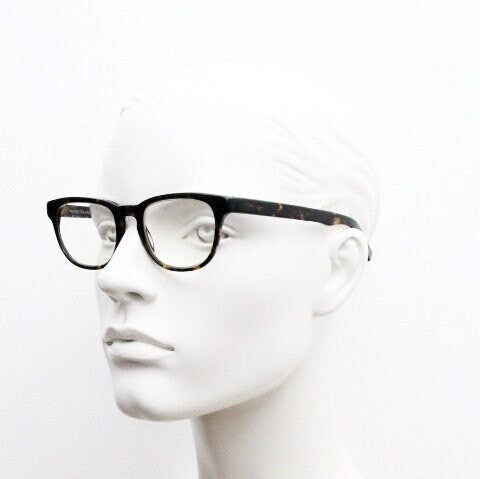 Warby Parker rectangular eye glasses. Tortoise gloss acetate optical frames with keyhole bridge. Prescription eyeglasses. RX spectacles