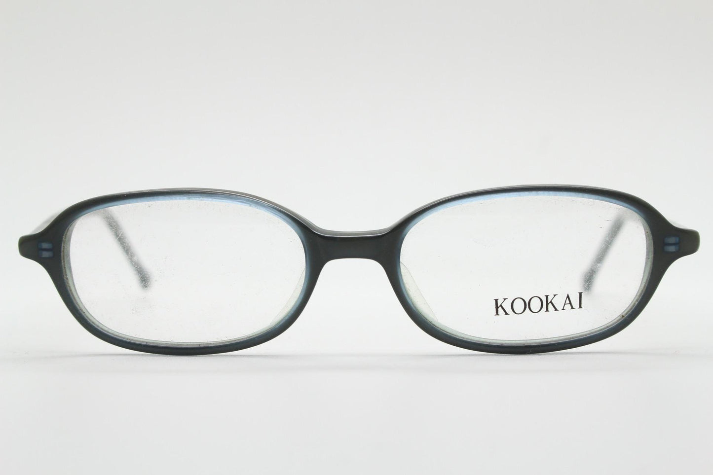 Kookai 90s vintage oval eye glasses. Small slim grey acetate optical frames. Womens prescription. Minimal RX spectacles. BNWT. NOS