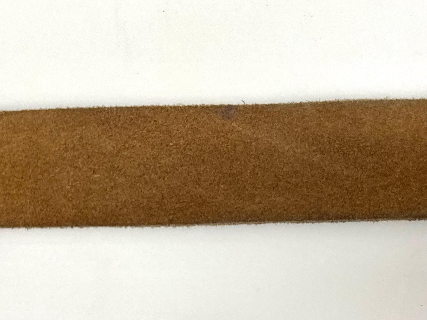60s vintage thick brown suede 2" belt with large brass buckle. Made from genuine supple cowhide leather for jeans or trousers. Mens. Hippy
