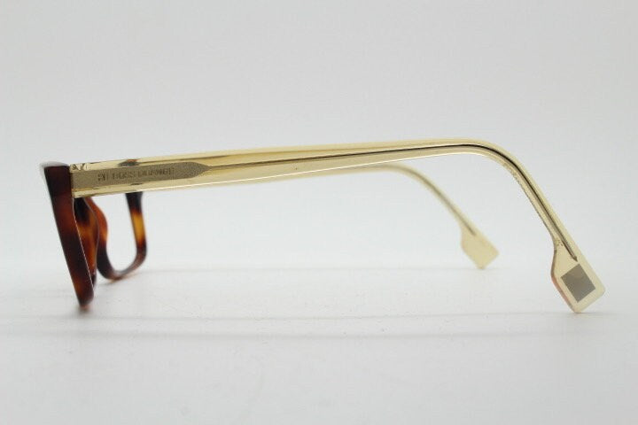 Hugo Boss rectangular glasses. Mottled brown acetate optical frames with transparent arms. Prescription eyeglasses. RX Spectacles