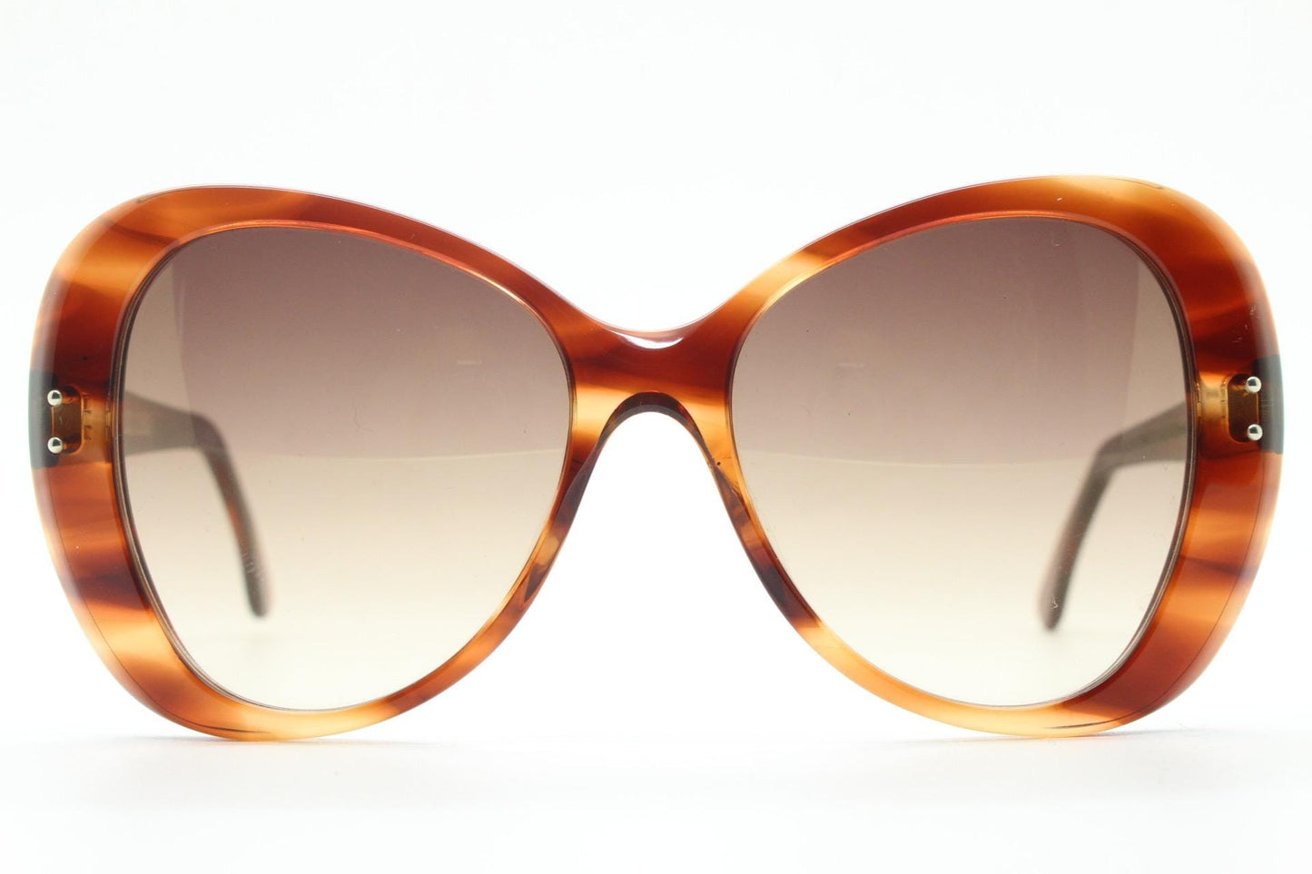 Cutler and Gross London vintage oversized butterfly sunglasses hand made in Italy. Substantial mottled brown acetate frame. Womens Y2K