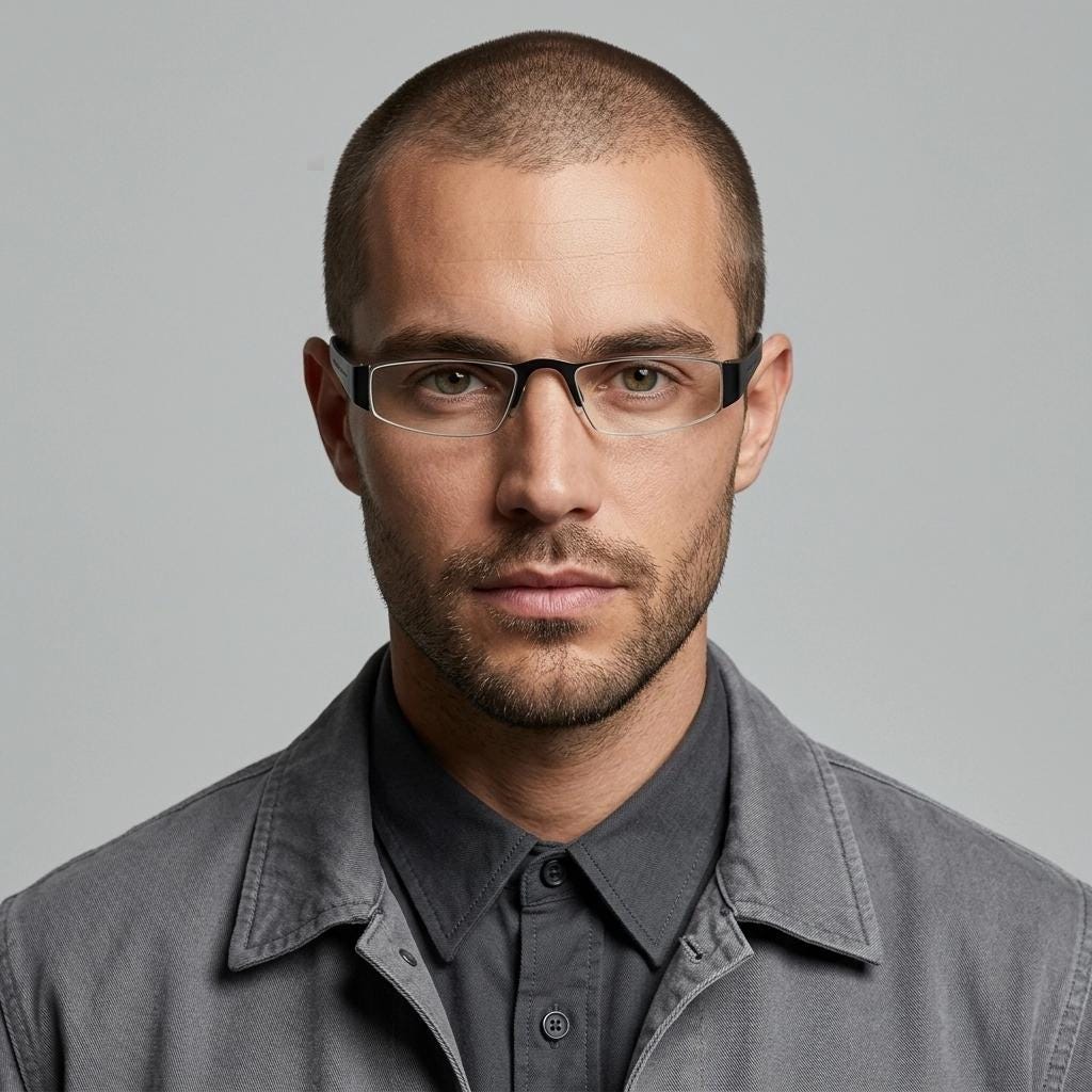 Porsche design rectangular eye glasses. Minimal grey metal optical frame in a matt finish with black arms. Vintage Prescription spectacles