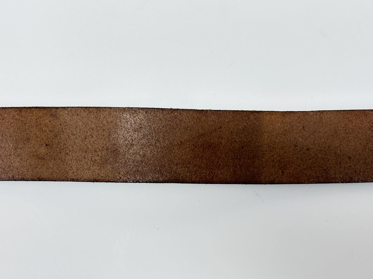 60s vintage thick brown leather belt with large brass changeable buckle. Made from genuine premium textured cowhide for jeans or trousers