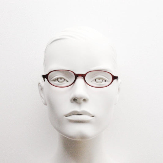 Diesel small oval eye glasses. Transparent brown front with black gloss arms. Acetate optical frames. Prescription 90s Vintage RX Spectacles
