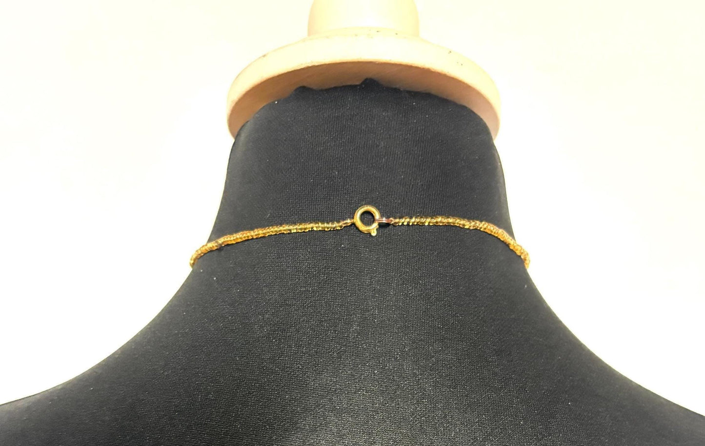 80s vintage gold beaded necklace with large dangling leaves . Charming statement piece. Country and western. Native american