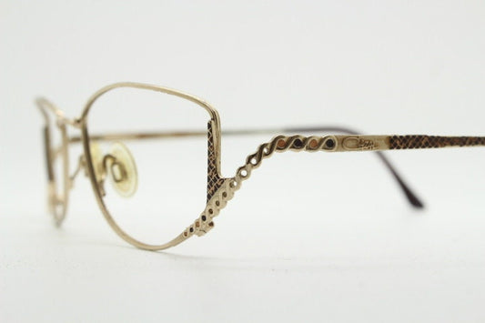 Cazal 90s vintage eye glasses. Innovative upside down design optical frames with arm holes and check pattern. Prescription eyeglasses. RX