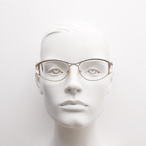 Cazal 90s vintage eye glasses. Mesmerising metallic animal print optical frames with innovative arm design. Prescription eyeglasses. RX
